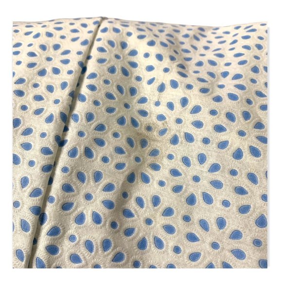 Vintage 70s Handmade Eyelet Pattern Sleeveless Maxi Dress Medium - Picture 9 of 11